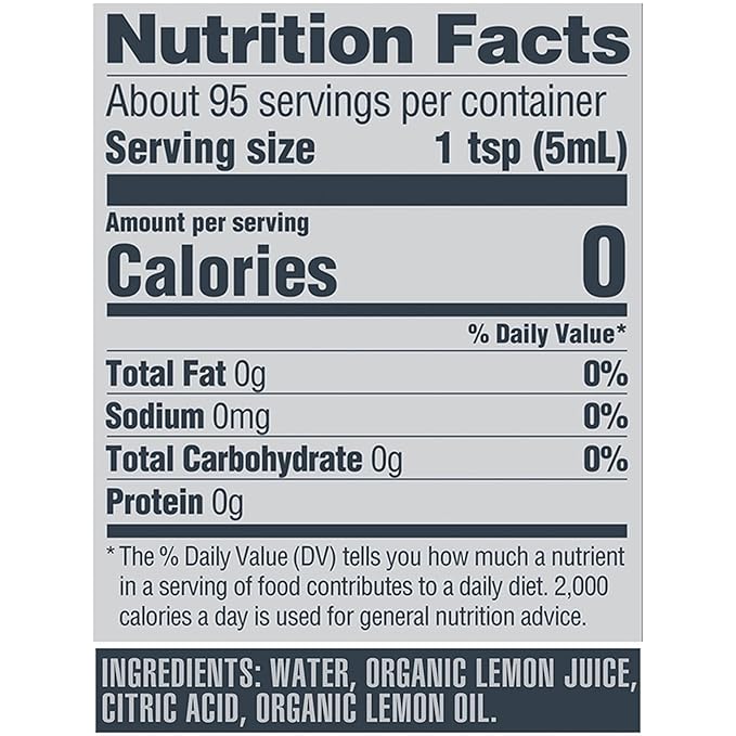 Ingrilli Organic Lemon Squeeze 16 Fl Oz Bottle (Pack of 6)