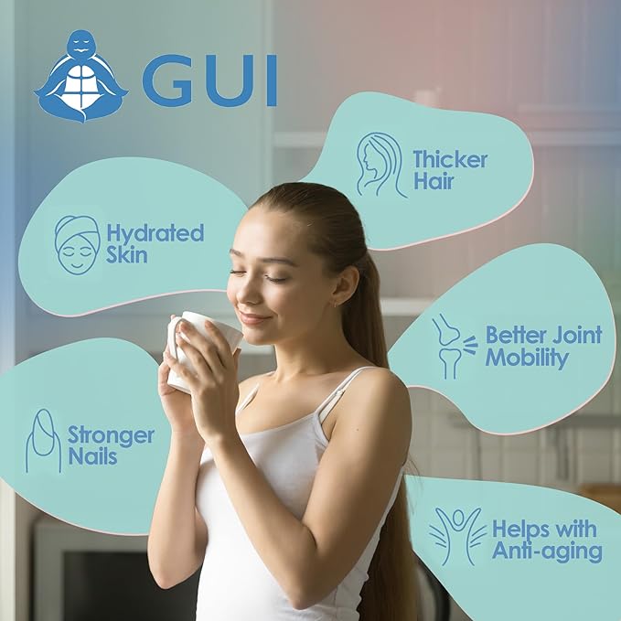 8in1 Advanced Multi Collagen Peptides 16 Oz - Hydrolyzed Protein | Type I II III V X with Vitamin D3 &amp K2 Hyaluronic Acid Biotin Vitamin C MSM Glucosamine Sulphate &amp Chondroitin - Un
