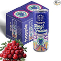 Happie Fungi Fusion Blue Raspberry – Sparkling Adaptogen Drink with Lion’s Mane Cordyceps &amp Red Reishi – Plant-Based Nootropic 40 Calorie Agave Nectar Vegan Wellness Soda Alternative (12 pack)