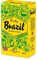 Paulig Brazil - Fine Grind - Filter Blend Ground Coffee - Bag 500g (Finland) (1 Bag )