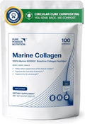 Skin Collagen with Marine VERISOL Collagen Peptides for Skin Hair &amp Nails | 30 Serves (No Flavor) | Powder