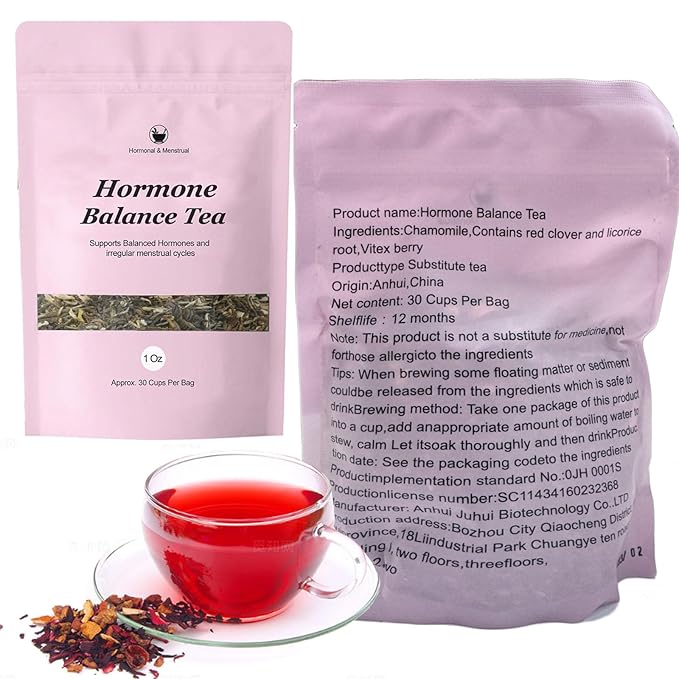 Hormone Balance Tea Hormone Balance for Women Organic Healthy Cycle Herbal Tea Loose Leaves 1 Count
