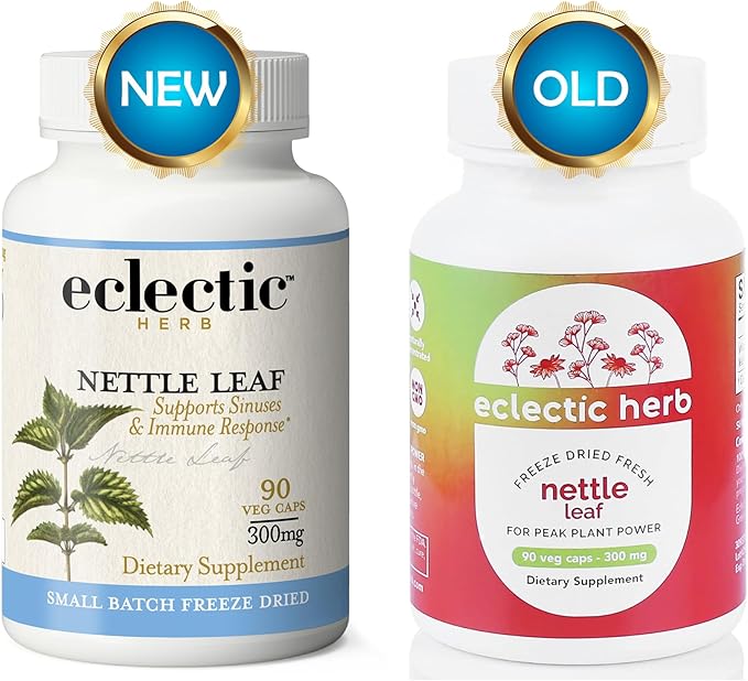 Eclectic Nettles Leaf Freeze Dried Vegetables Blue 90 Count