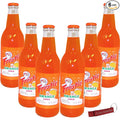 Frostie Orange Soda | 6 Pack of Frostie’s Most Popular Soda Flavors | Real Cane Sugar | 12 oz Glass Bottles in 6 Pack with Crazy Soda Pop Bottle Opener