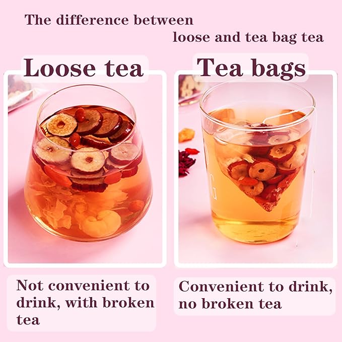 Longan Red Date Tea Rose Red Jujube Fruit Goji Berry Tea Bags Women's Five Treasures Tea Date Longan Goji Berry Roses Wolfberry Flower Chinese Herbal Fruit No addition Caffeine Free 桂圆红枣枸杞茶 玫瑰红枣茶 160g