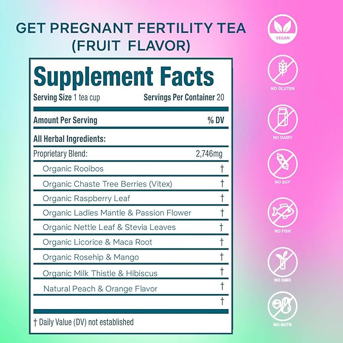 Secrets Of Tea Women's Herbal Tea Bundle - Organic Blend - 80 Servings (2 Pack)