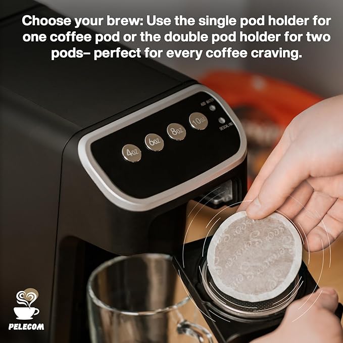 Senseo Decaf Coffee Pods 16 Count (Pack of 5) - Single Serve Coffee Pods Bulk Pack for Senseo Coffee Machine - Compostable Coffee Pods for Hot or Iced Decaffeinated Coffee Cold Brew Coffee