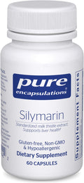 Pure Encapsulations Silymarin - 250 mg Milk Thistle Per Capsule - Liver Health Support - Antioxidants Supplement - Non-GMO &amp Vegan - 60 Capsules