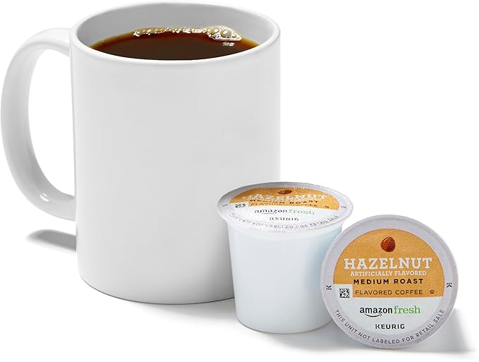 AmazonFresh 80 Ct. K-Cups Hazelnut Flavored Medium Roast Keurig K-Cup Brewer Compatible