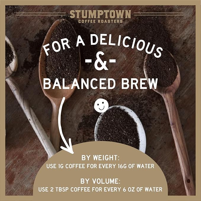 Stumptown Coffee Roasters Medium Roast Ground Coffee - Hair Bender 12 Ounce Bag Flavor Notes of Citrus and Dark Chocolate (Pack of 3)