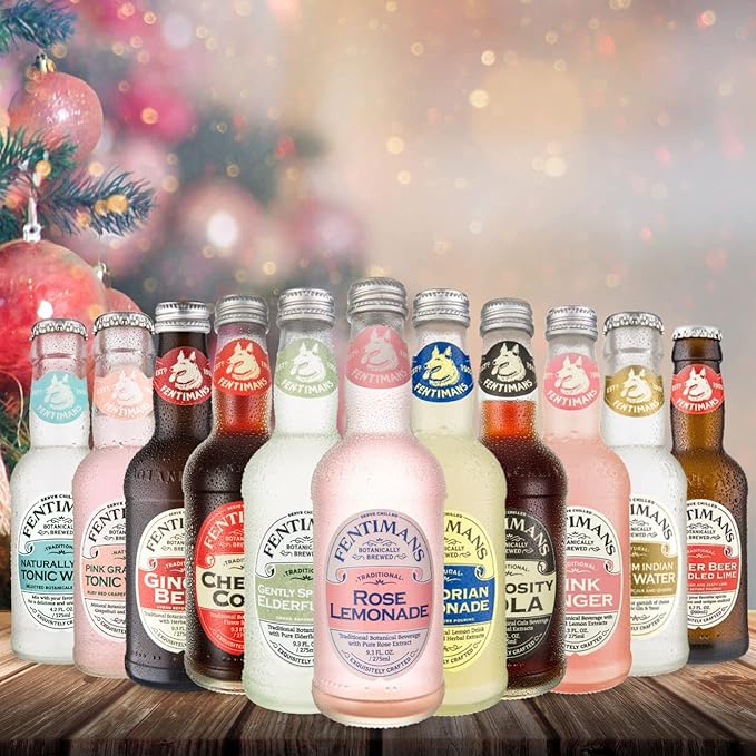 Fentimans Sparkling Curiosity Cola - Healthy Soda All Natural Soda Craft Soda with No Artificial Flavors Preservatives or Sweeteners Botanically Brewed - Curiosity Cola 275 ml (Pack of 12)
