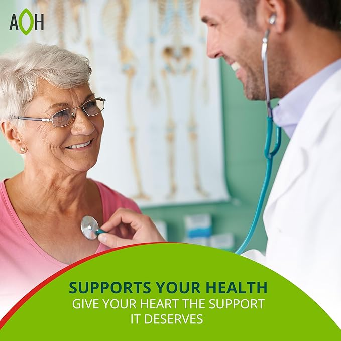 ADAPTOHEAL Blood Pressure Supplement with Adaptogens - Reishi Ginkgo Biloba Astragulus &amp Hawthorn Berry - 700mg - 90 Capsules
