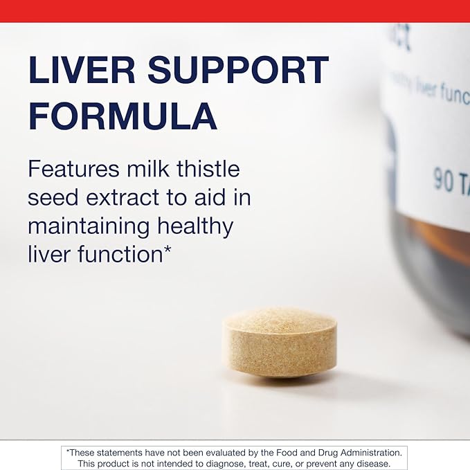 Metagenics Milk Thistle Extract - Liver Health &amp Antioxidant Support with Silybum Marianum Seed Extract - Supports Detox Immune &amp Digestive Function* - Non-GMO Gluten-Free Vegetarian - 90 T