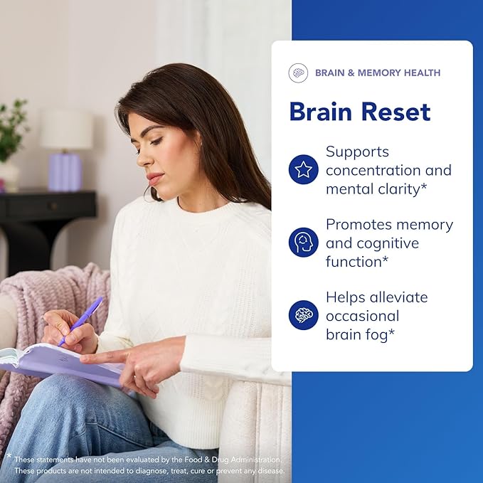 Pure Encapsulations Brain Reset | Supports Concentration Clarity and Memory Associated with Brain Fog | 60 Capsules*