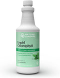 Nature's Sunshine Liquid Chlorophyll - Immunity Support Detox &amp Cleanse Chlorophyll Liquid Drops with Spearmint Oil Natural Energy Boost Internal Deodorant - 16 Fl Oz