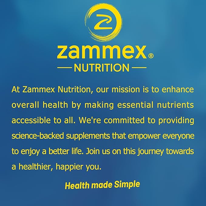 Zammex Premium Collagen Peptides Powder UnflavoredHydrolyzed Proteins Types I &amp III Supports Hair Skin Nails Joints Grass Fed Non-GMO Gluten-FreePaleo &amp Keto Friendly60 Servings