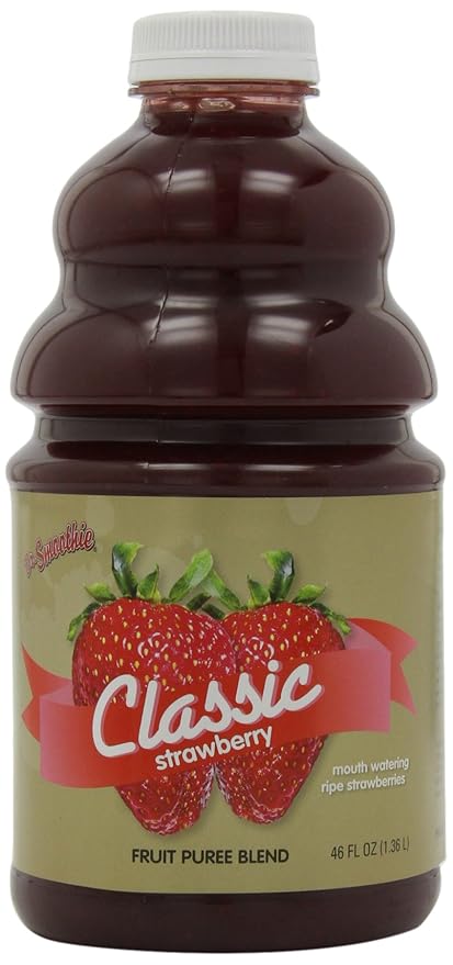 Dr. Smoothie Strawberry Classic Blend Smoothie Bottles 46-Ounce