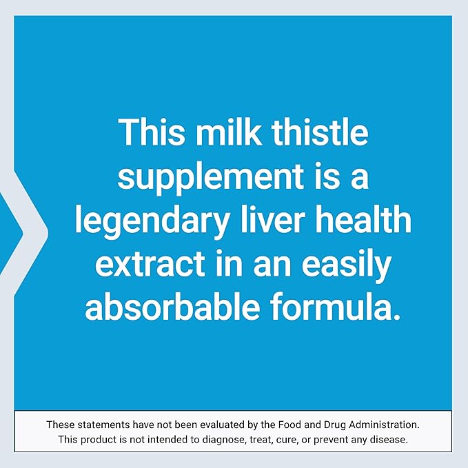 Life Extension Advanced Milk Thistle Liver Health Supplement Liver Detox Cell Division silymarin silybin bioavailable Gluten Free Non-GMO 120 softgels