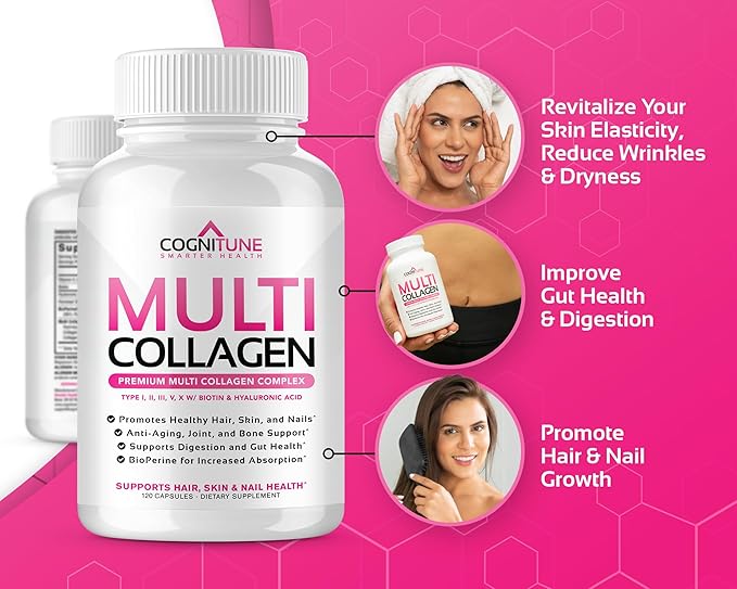 Mind &amp Body Bundle - Multi Collagen Brain Health Turmeric &amp Ginger - Boost Overall Wellness &amp Vitality