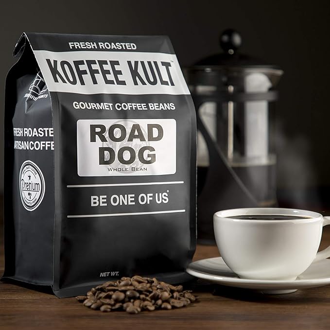 Koffee Kult Road Dog Dark Roast Coffee (ground coffee12oz)