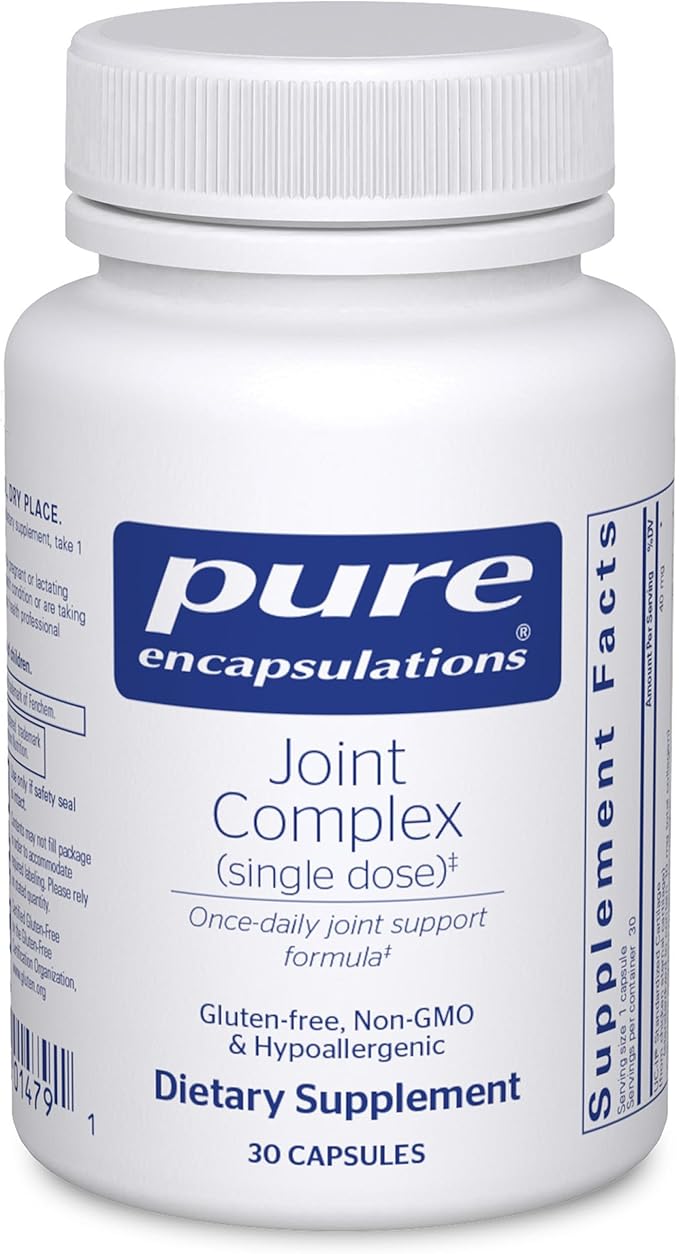 Pure Encapsulations Joint Complex (Single Dose) | Once-Daily Supplement to Support Joint Mobility Comfort Tissue and Cartilage Health* | 30 Capsules