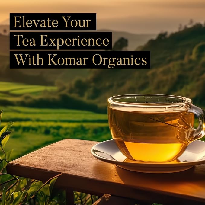 Komar Organics Rooibos Tea 16oz Organic South African Loose Leaf Tea Natural Taste Easy to Prepare From Cape Province