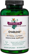Vitanica OvaBlend - Endorine and Ovulation Support for Women with NAC Chromium Green Tea and Saw Palmetto - Supports Healthy Ovulation - Vegan - 180 Capsules