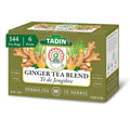 Tadin Ginger Tea Blend Herbal Tea Caffeine Free 24 Tea Bags Per Box Pack of 6