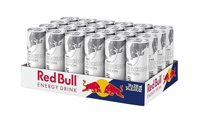 Red Bull Energy Drink Coconut Berry (24 Count) and Red Bull Sugar Free Energy Drink (24 Cans)