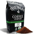 The Bean Organic Coffee Company Water Processed DECAF Pumpkin Spice Medium Roast Ground Coffee 5-Pound Bag Café Molido Tostado Orgánico descafeinado