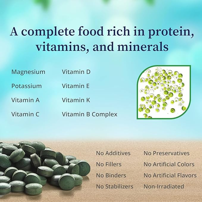 BioPure Chlorella Pyrenoidosa – 1000 Tablets