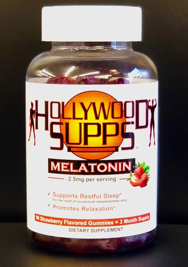 Melatonin Gummies Now 50% more MADE in the USA Hollywood Supps