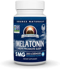 Source Naturals Melatonin Helps Promote Sleep* - 5 mg - 200 Peppermint Flavored Lozenges