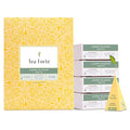 Tea Forte Cherry Blossom Premium Caffeinated Green Tea Blend Event Box Bulk Pack 40 Count 10 per tray Individually Wrapped Handcrafted Pyramid Infusers