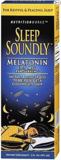Sleep Soundly Melatonin 2-Ounce Bottles (Pack of 3)