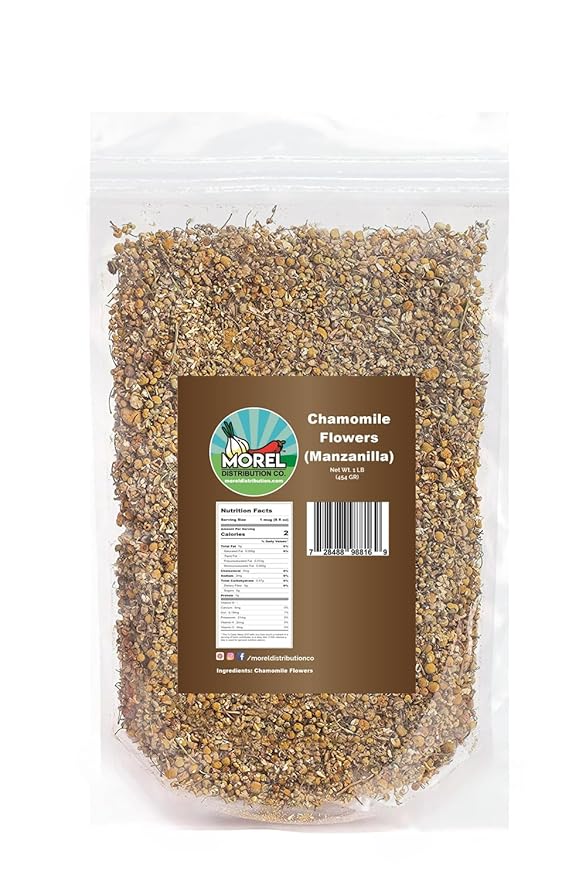 Morel Distribution Company Dried Chamomile Flowers Chamomile Tea Loose Leaf Manzanilla 4 oz 8 oz 1 lb (1 lb)
