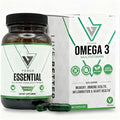 VEDGE Vegan Omega 3 Multivitamin for Women and Men – Plant-Based Algal EPA &amp DHA + Vitamin B12 Vitamin D K2 Magnesium Zinc &amp Selenium – 30-Day Supply – Non-GMO Gluten Free Made in USA