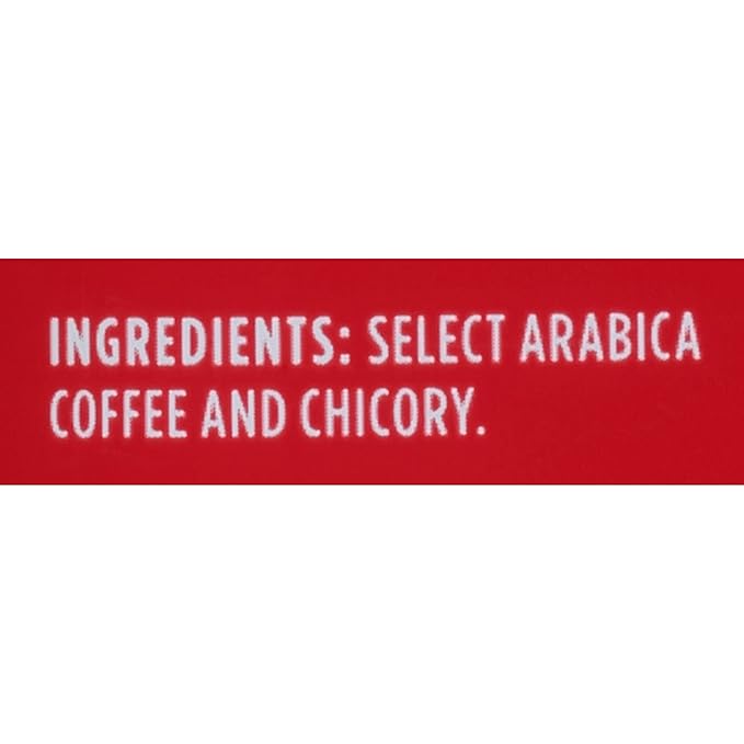 Community Coffee Coffee and Chicory Decaf Coffee Medium Dark Roast Ground Coffee 12 Ounce Bag (Pack of 6)