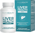 PUREHEALTH RESEARCH Liver Health – Liver Cleanse Detox &amp Repair with Artichoke Extract Milk Thistle Dandelion Root Turmeric Beet Root to Healthy Liver Renew with 11 Natural Nutrients 60 Capsu