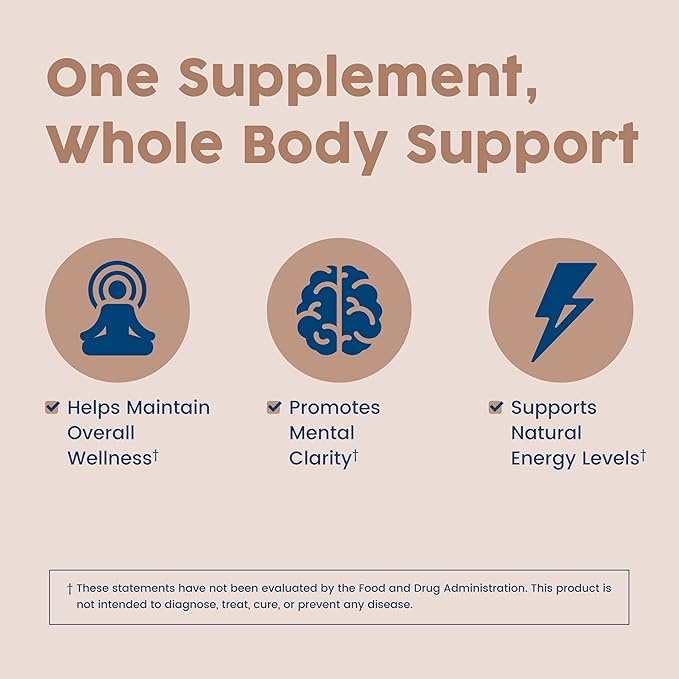 NativePath Mushroom Complex - Organic Lions Mane Turkey Tail Cordyceps &amp Reishi Supplement for Immune Support Brain Focus &amp Energy - Beta-Glucans Adaptogen Vegan Non-GMO - 60 Capsules