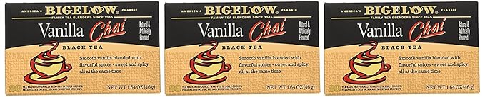 Bigelow Tea Chai Vanilla 20Bg 1.64 oz (pack of 3)