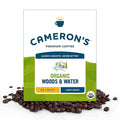 Cameron's Coffee Roasted Whole Bean Coffee Organic Woods &amp Water 4 Pound