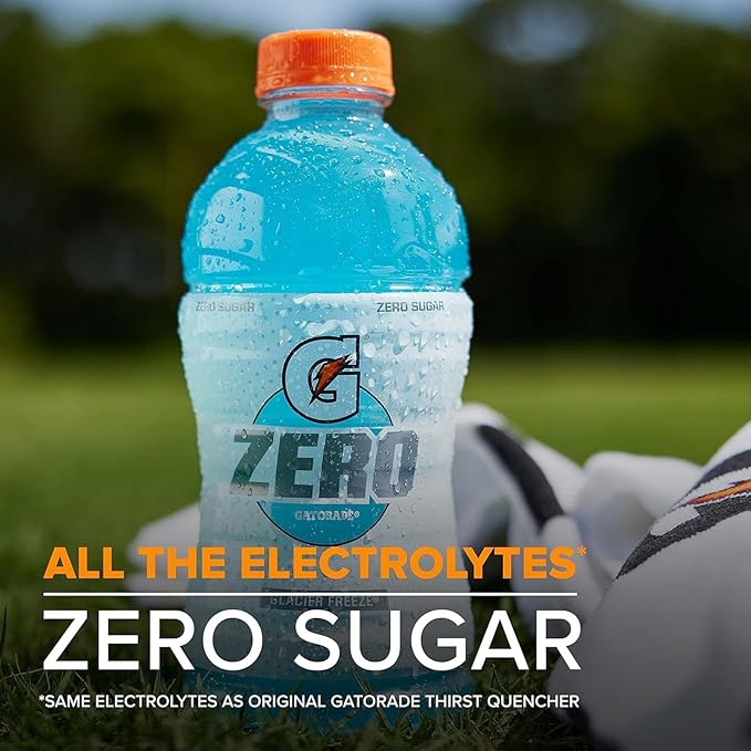 Gatorade Zero Kids Variety Pack (Apple Watermelon Lemon Lime) 12 Fl Oz (Pack of 24)