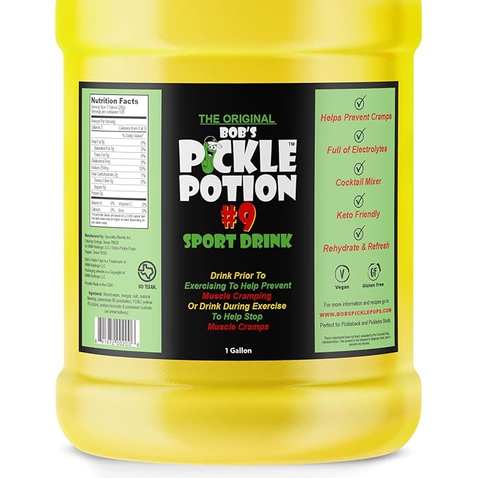 Bob's Pickle Potion #9 Dill Juice - Sports Drink (Gallon)