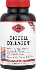 Olympian Labs Biocell Collagen II 1500mg Supplement Capsules Non-GMO Gluten-Free Allergan-Free - Supports Skin &amp Joint Health and Cartilage Producing Cells - 100 Capsules (33 Day Supply)