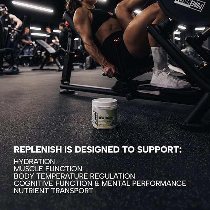 RAW Replenish Premium Electrolytes Powder Recovery Formula Watermelon Mojito (60 Servings) - Flavored Electrolyte Drink Mix Supplement for Hydration Replenishment Endurance &amp Performance Worko