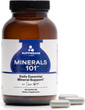 Minerals 101 by Dave Asprey | Daily Essential Mineral Support | Trace Mineral Supplement with Calcium Magnesium Malate Chromium Zinc Copper Potassium | 30 Day Supply