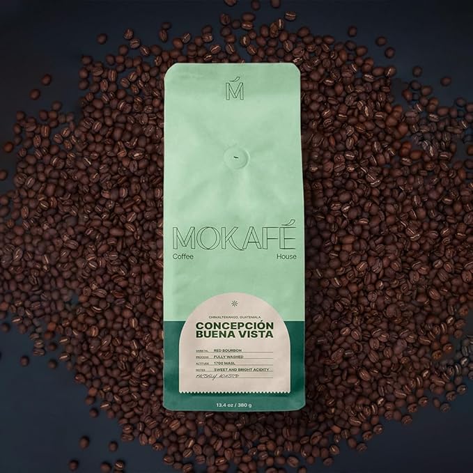 Concepcion Buena Vista - Red Bourbon Shb 100% Arabica Coffee Ground Coffee No Preservatives Coffee Sourced From Guatemala's Chimaltenango Region (Regular/Dip (Inoculated Lactic Maceration/Natural)