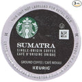 Starbucks Coffee K-Cup Pods Sumatra Single-Origin Coffee Dark Roast Ground Coffee Keurig Genuine K-Cup Pods 32 CT K-Cup Pods Per Box (Pack of 3)