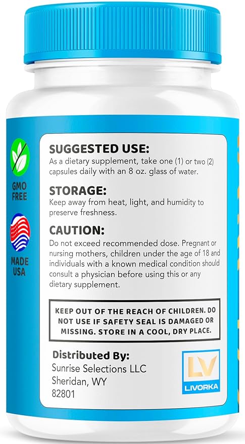 (2 Pack) Liv Pure Liv Pure Reviews Liv Pure Pills Liv Pure Pills Reviews Livpure Pills Livpure Liv Pure Capsules Liver Pills Liv Pure 120 Capsules for 60 Days.